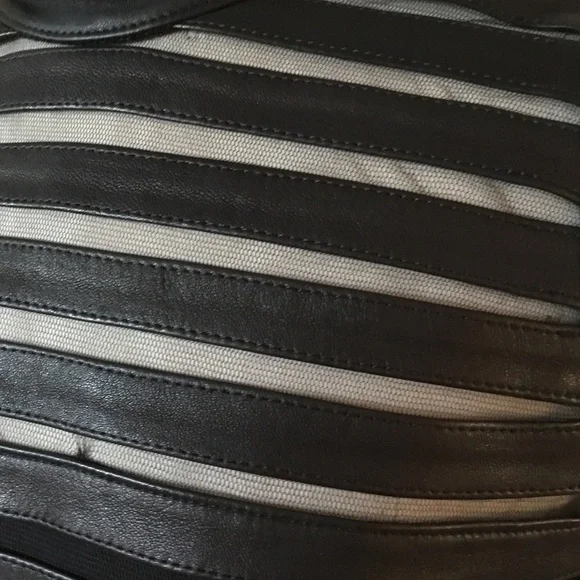 AS by DF Krista Leather Mesh Sleeveless Top - Picture 7 of 10